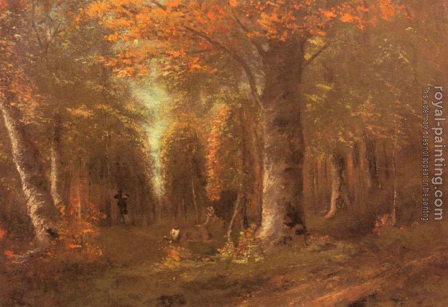 Gustave Courbet : La Foret En Automne (Forest in Autumn)